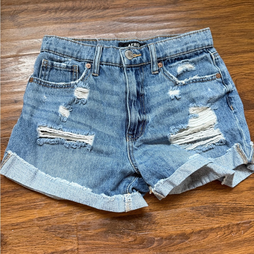 Blue Denim Women's Shorts